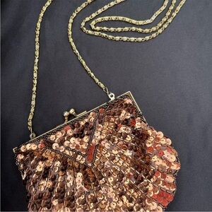 SPEYER MILOR VINTAGE Sequined Evening Bag with strap